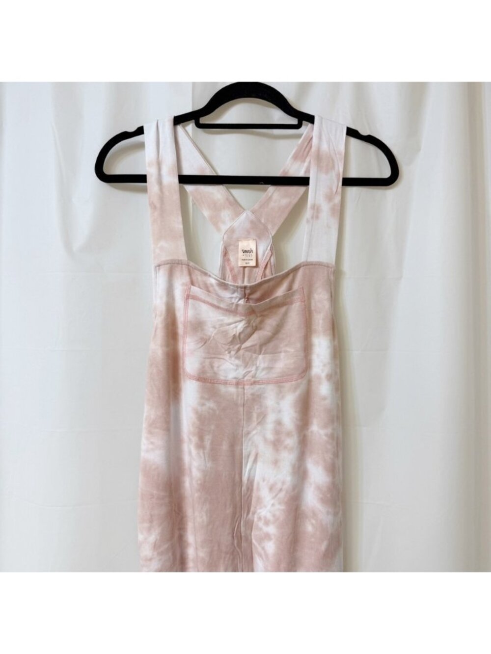 Smash + Tess Pink Tie Dye Romperalls Size Small